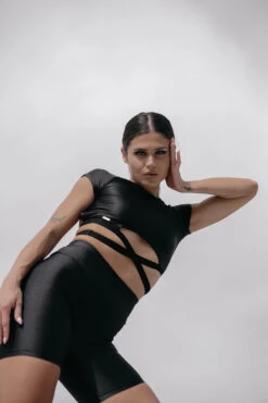 Paradise Chick Frankie Wrap Top - Black -Clothing Store blackbiker5 b304231f 3681 41e8 b7f8 73f74df34ce4