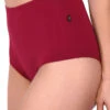 Cleo The Hurricane Essential High Waisted Shorts - Merlot -Clothing Store ess hw mer 1