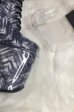 Hella Heels Classique Shoe Protector - Clear (Black Back) 8 Hella Heels Classique Shoe Protector - Clear (Black Back) -Clothing Store exotiqueShoeProtector Clear1