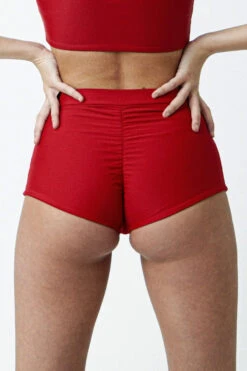 FANNA Basic Shorts - Red -Clothing Store fanna polewear basic shorts 37858317107425