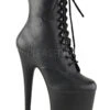 Pleaser USA Flamingo-1020 8inch Pleaser Boots - Matte Black -Clothing Store flamingo 1020 bvl 2