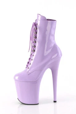 Pleaser USA Flamingo-1020 8inch Pleaser Boots - Patent Lavender -Clothing Store flamingo 1020 lv m05 1