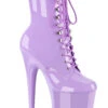 Pleaser USA Flamingo-1020 8inch Pleaser Boots - Patent Lavender -Clothing Store flamingo 1020 lv 1