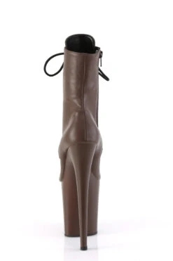 Pleaser USA Flamingo-1020 8inch Pleaser Boots - Matte Mocha -Clothing Store flamingo 1020 mocpu m09