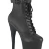 Pleaser USA Flamingo-1020STR 8inch Pleaser Boots - Matte Black -Clothing Store flamingo 1020str bpu 2