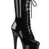 Pleaser USA Flamingo-1050 8inch Pleaser Boots - Patent Black -Clothing Store flamingo 1050 b 224d94fd 39b3 4e40 b885 f7be5446f207