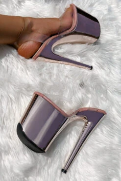 Hella Heels Classic Gloss 8inch Stilettos - Sienna Rose Gold -Clothing Store glitter 1 967c9a2d d91a 41e0 bd3e a84d2ede4cd6