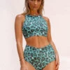 CXIX Nyx SAFARI Bottoms - Green Leopard -Clothing Store greenleo1