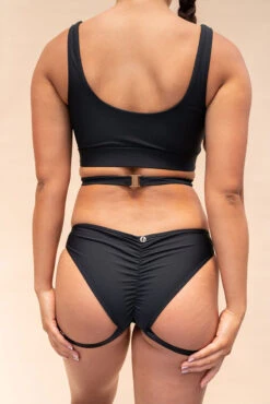 Lunalae Kehlani Low Waist Bottoms - Recycled Black -Clothing Store kl5