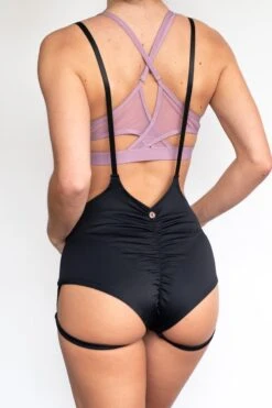 Lunalae Zena Garter Overall Sling Bottoms - Black 9 Lunalae Zena Garter Overall Sling Bottoms - Black -Clothing Store l7