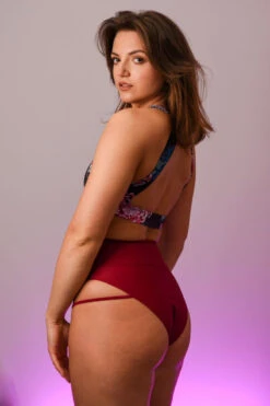 Pole Addict Not So Grr Shorts - Wine -Clothing Store not so grr Wine s