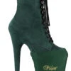 Pleaser USA Shoe Protectors - Emerald Green Lycra 2 Pleaser USA Shoe Protectors - Emerald Green Lycra -Clothing Store psp emgnlyr