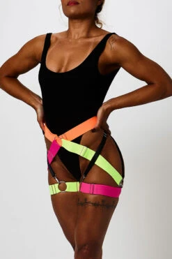 Rolling Bottom Harness - FLURO -Clothing Store qRollingBrand Lookbook 06 05 21 230071