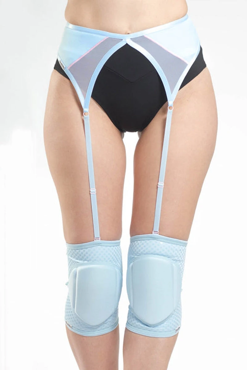 Queen Garter Belt - Sweet Blue 7 Queen Garter Belt - Sweet Blue - Image 5