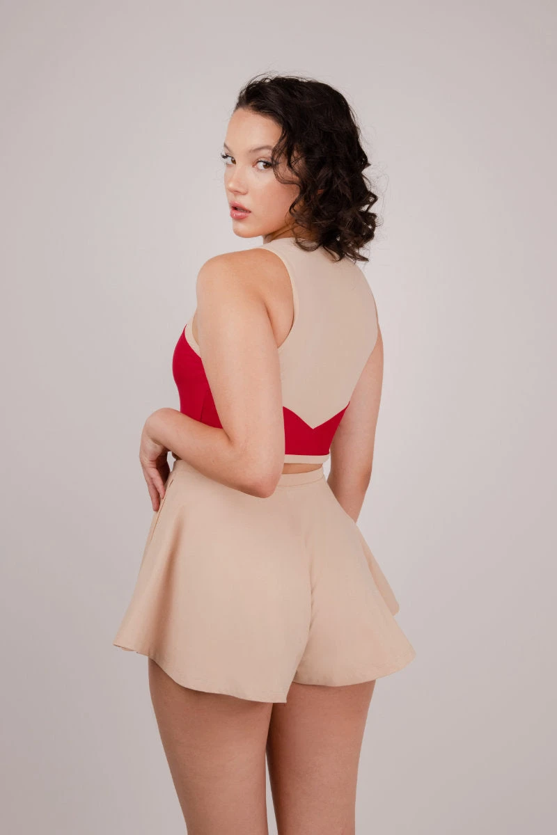 FANNA Wave Shorts - Beige 3 FANNA Wave Shorts - Beige