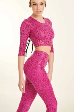 Paradise Chick Superhero Series Sticky High Waist Leggings - Ruby Leopard -Clothing Store ruby original sticky set2 9b4ffcbe 03ca 4b7f bccc 84869c4b2592