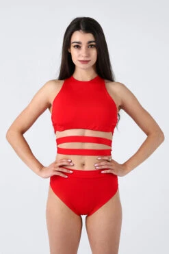 REV ACTIV Second Skin Top - Red -Clothing Store second skin red top eclipse red shorts 2 cfb27bad 4647 4a73 9882 5fae020a3577