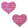 Pastease XO Heart Nipple Pasties - Disco Ball Pink -Clothing Store slice14 d2b79756 8467 49d4 ac2a 7cddfc5851be