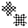 Pastease Cross Nipple Pasties - Black & White Checker 2 Pastease Cross Nipple Pasties - Black & White Checker -Clothing Store slice16 2d1e8178 c049 4337 8110 66509ed8b6b4