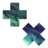 Pastease Cross Nipple Pasties - Iridescent Liquid Black 1 Pastease Cross Nipple Pasties - Iridescent Liquid Black -Clothing Store slice18 1