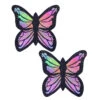 Pastease Butterfly Nipple Pasties - Glitter Pastel Rainbow 2 Pastease Butterfly Nipple Pasties - Glitter Pastel Rainbow -Clothing Store slice24 1