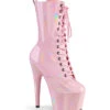 Pleaser USA Adore-1040WR 7inch Pleaser Boots - Holographic Baby Pink -Clothing Store slice3 f1c5016b 748c 4a14 a3bb a8bb4526ed88