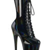 Pleaser USA Adore-1040WR 7inch Pleaser Boots - Holographic Black -Clothing Store slice7 71ed3a1d f9ba 4b7a a536 66bde342729d