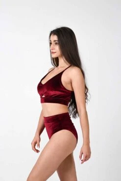 REV ACTIV High Waist Shorts - Wine Velvet -Clothing Store velvet wine set gap top 5 cbef3cb5 12bc 434d 97c3 90b96f2c9e04