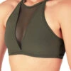 Dragonfly Victoria Sports Bra - Khaki Mesh -Clothing Store vmk2