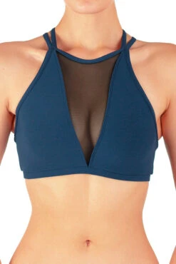 Dragonfly Victoria Sports Bra - Petrol Mesh -Clothing Store vmp