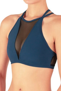 Dragonfly Victoria Sports Bra - Petrol Mesh -Clothing Store vmp2