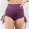 Lunalae High Waist Drawstring Bottoms - Recycled Mulberry -Clothing Store w5